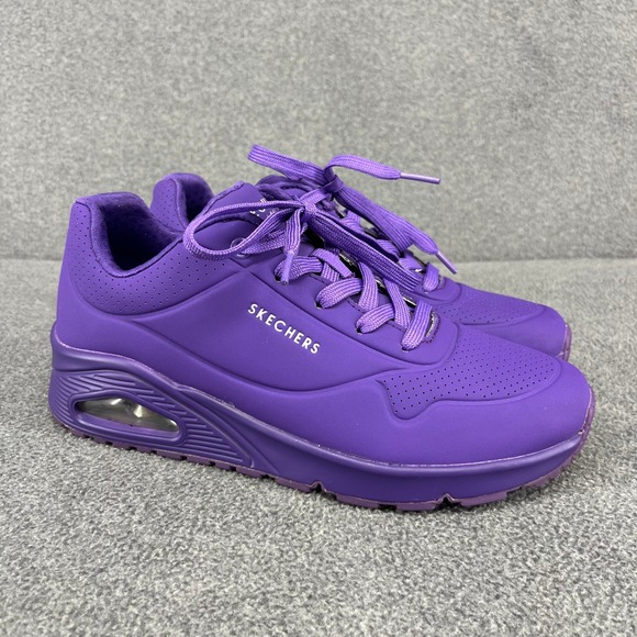Skechers Shoes - Skechers Uno Night Shades Womens 8 Purple Sneakers Air Cooled Memory Foam 73667